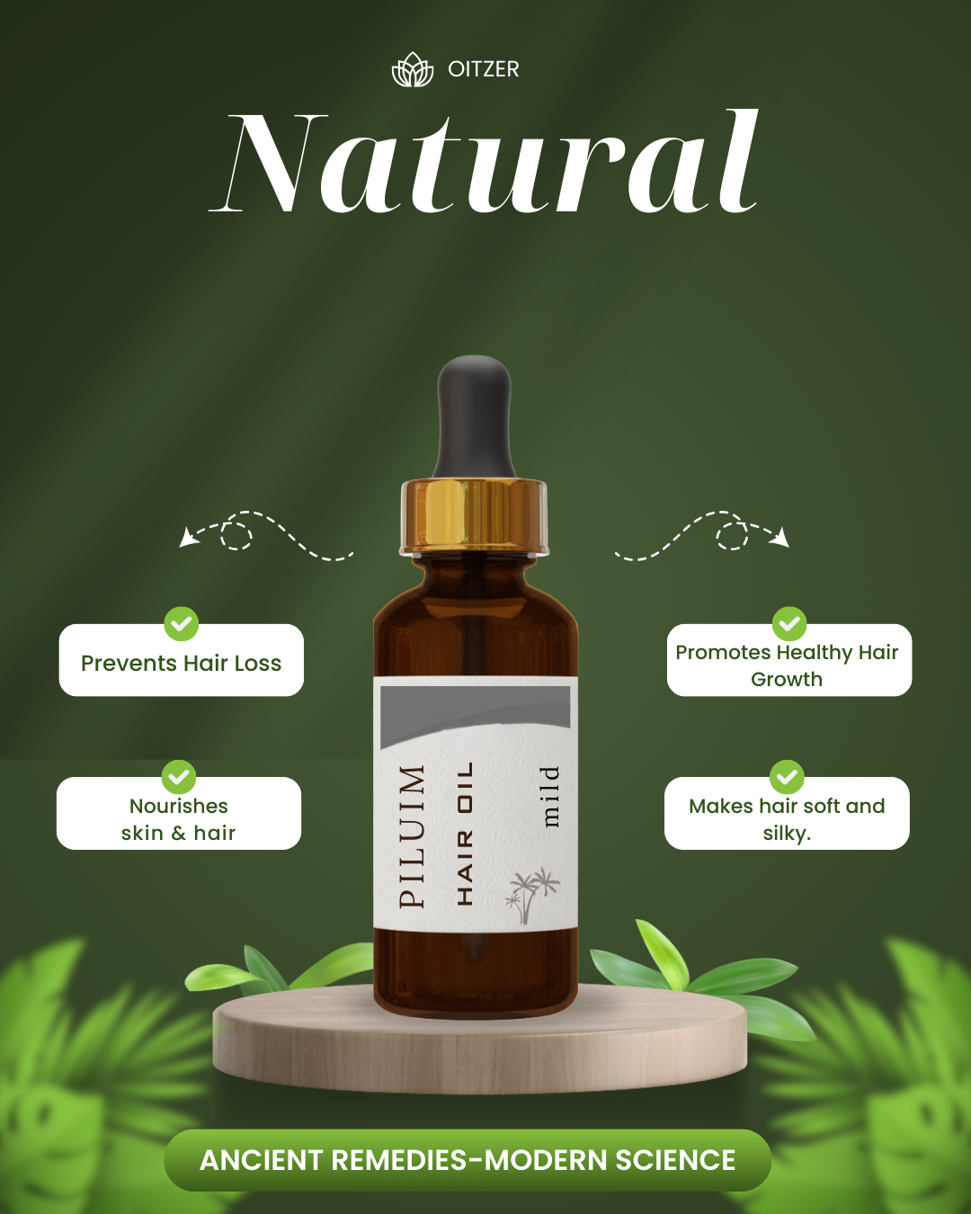 “Ultimate Hair Revival Oil” האר אויפשטעלנדיגע פראדוקט